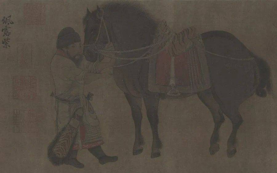 赵霖《昭陵六骏图》 历代国画 第1张