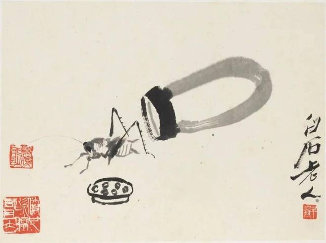 齐白石《衰泥爪花卉册》 历代国画 第9张