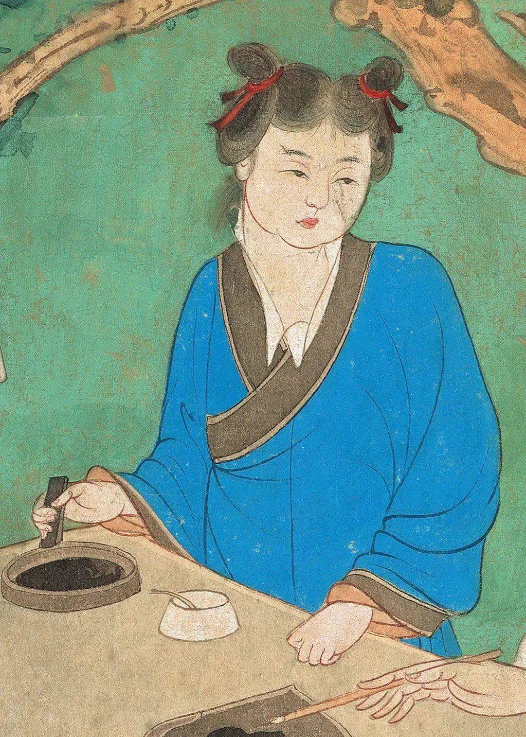 张大千 《松下高士文会图》 历代国画 第6张