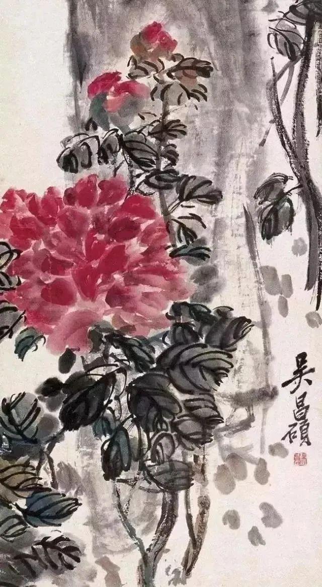 吴昌硕十幅富贵图 历代国画 第8张