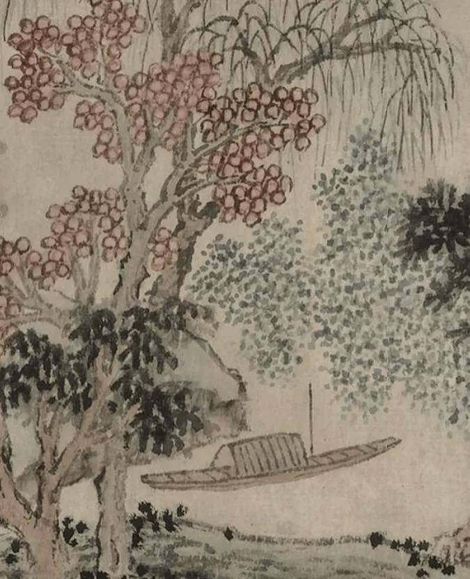沈周《采菱图卷》 历代国画 第4张