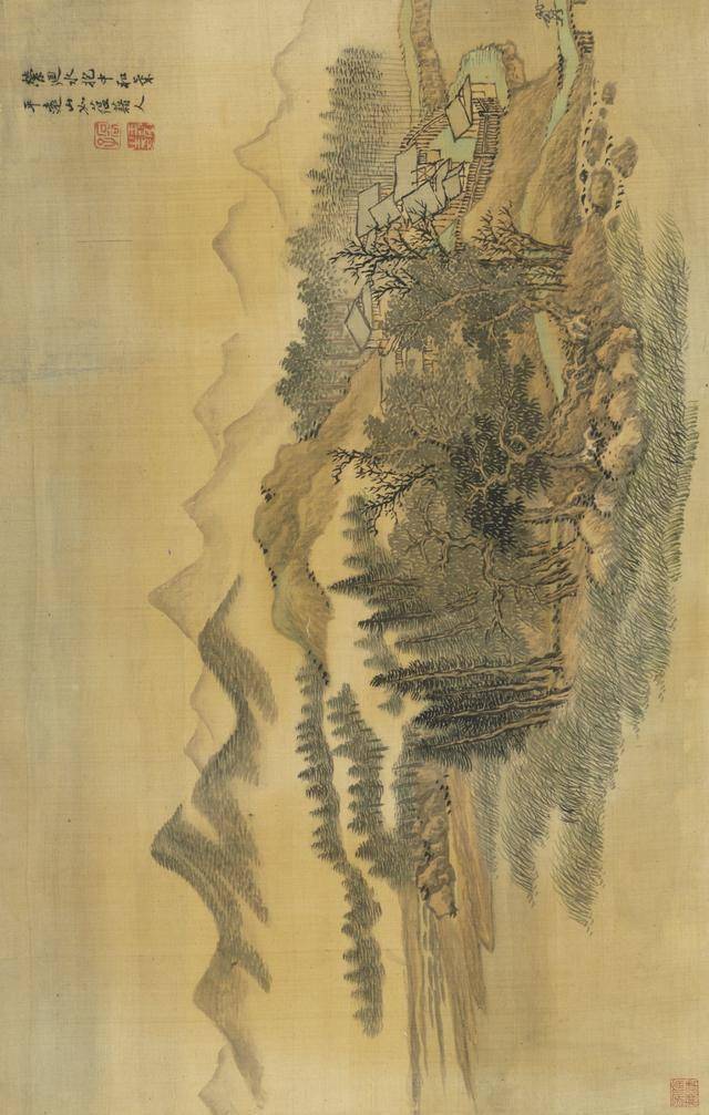 王翚《仿古山水册》 历代国画 第12张