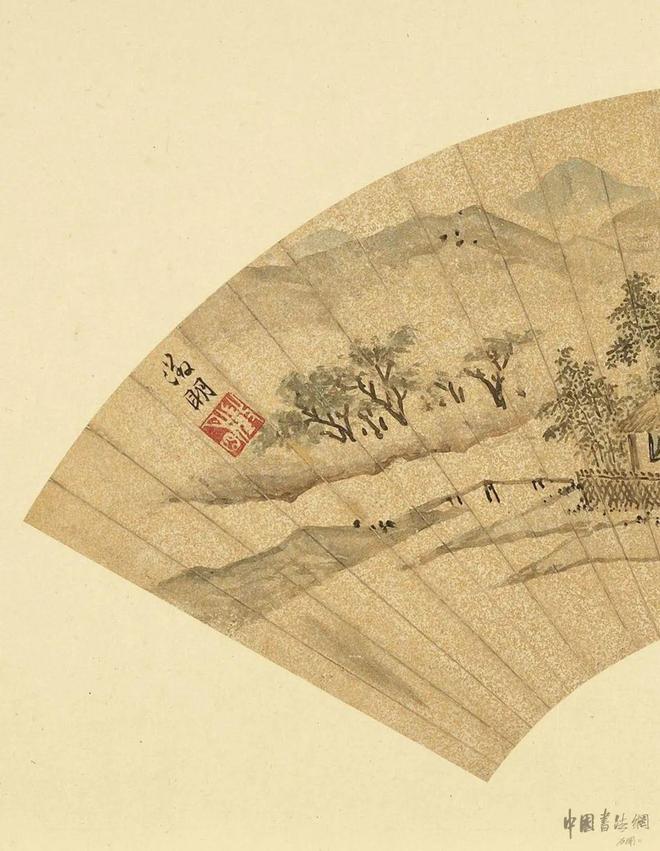 文征明《茅堂独坐图》 历代国画 第4张