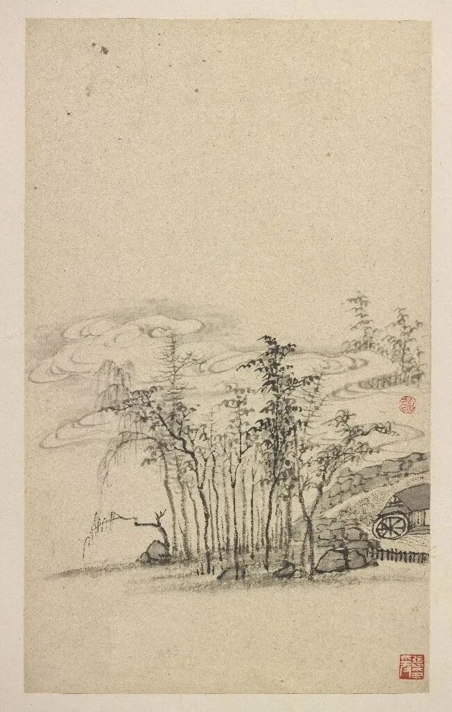 弘仁《丰溪山水册》 历代国画 第5张