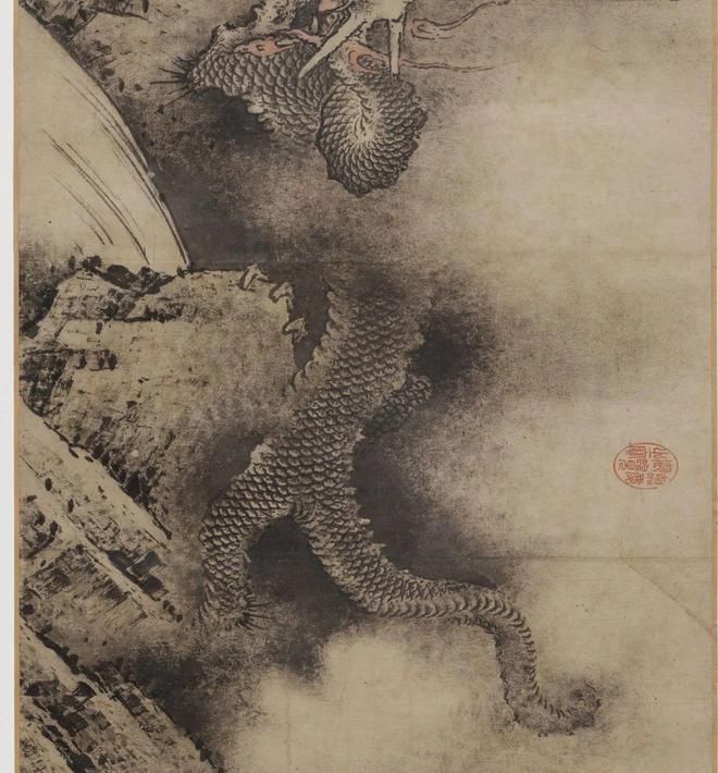 陈容绘《九龙图》 历代国画 第58张