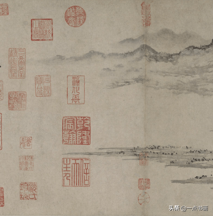 朱德润《秀野轩图》卷 历代国画 第9张
