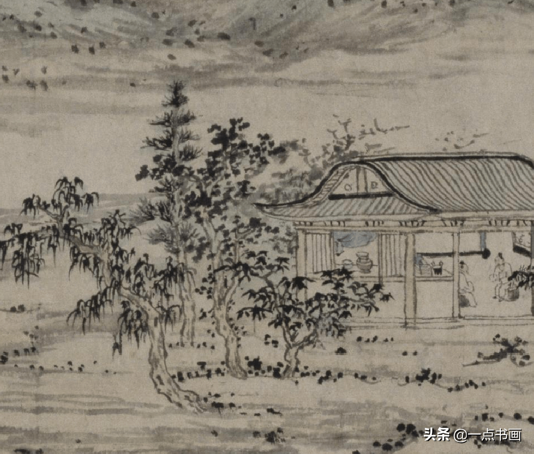 朱德润《秀野轩图》卷 历代国画 第15张