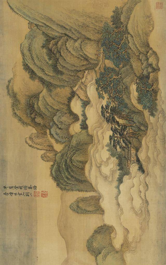 王翚《仿古山水册》 历代国画 第13张