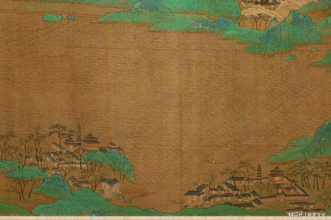 赵伯驹临摹李昭道 ：《海天旭日图卷》 历代国画 第4张
