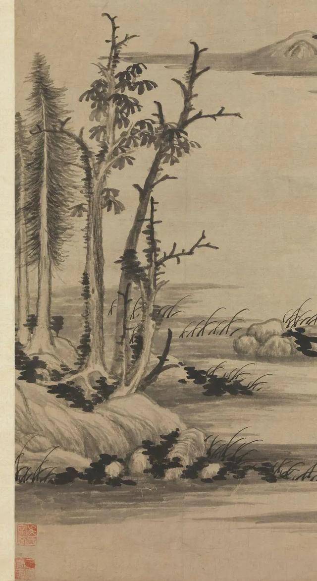 柯九思《夏山欲雨图》 历代国画 第2张