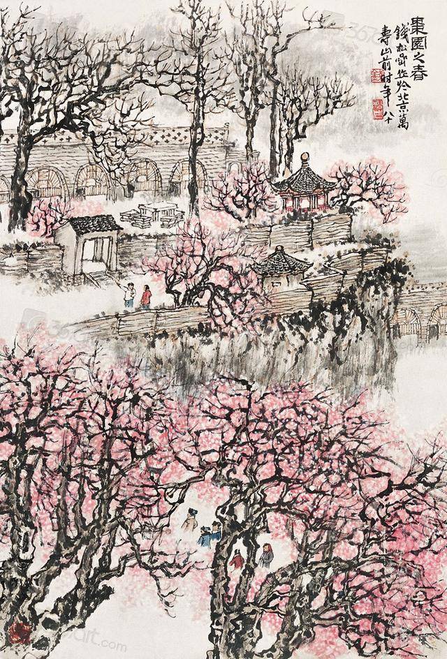 钱松喦山水画 历代国画 第30张