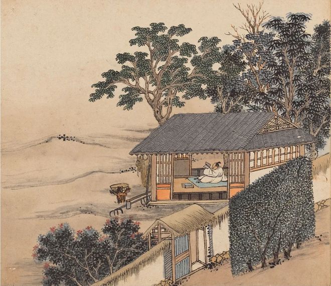 沈周《青园图卷》 历代国画 第5张