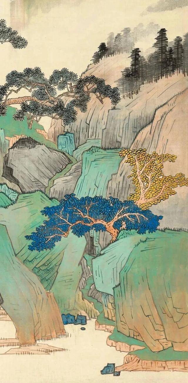 于非闇《碧山双艇》 历代国画 第2张