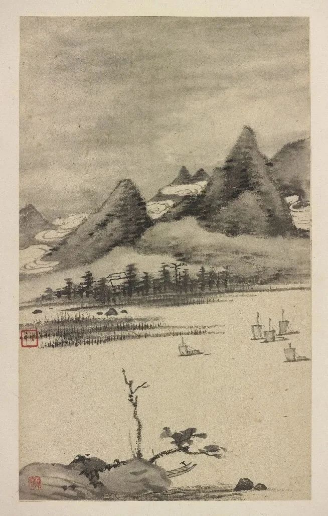弘仁《丰溪山水册》 历代国画 第6张