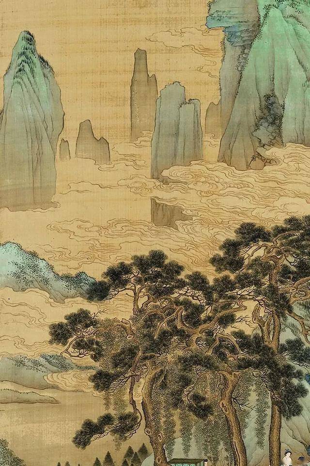 仇英《仿明皇幸蜀图》 历代国画 第3张