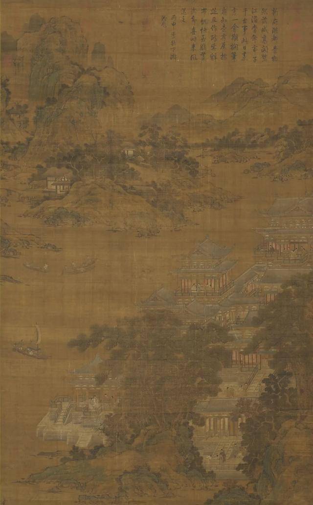 佚名《滕王阁图》 历代国画 第1张