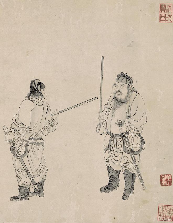 罗聘 《锁谏图》卷 历代国画 第2张