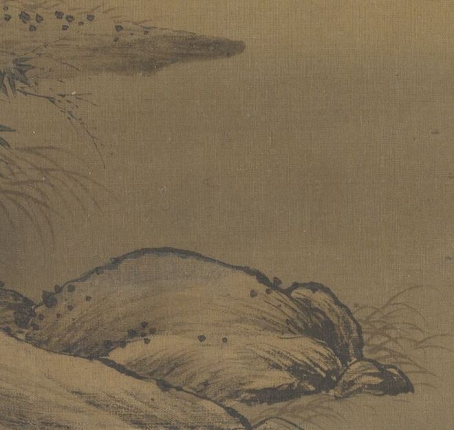 许道宁《枯木溪禽图》 历代国画 第2张