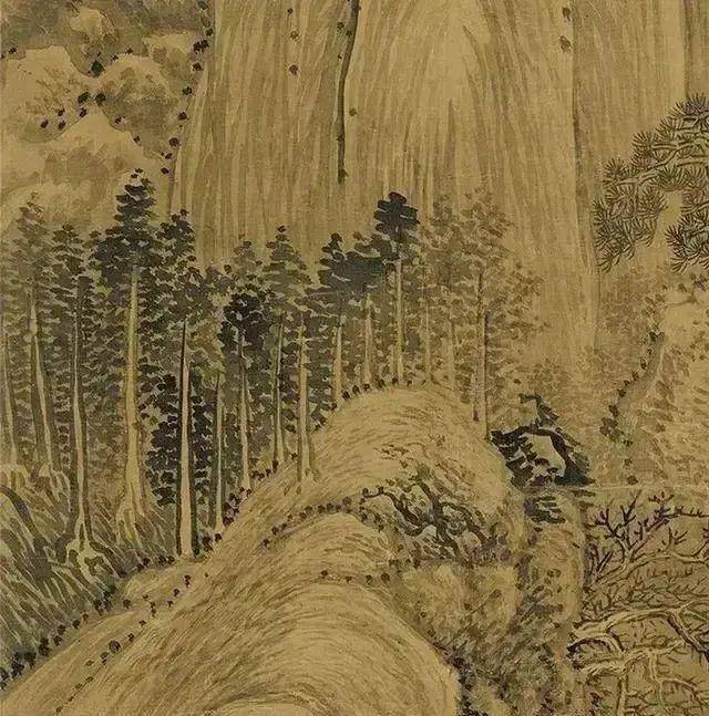 王翚《山川浑厚图轴》 历代国画 第4张