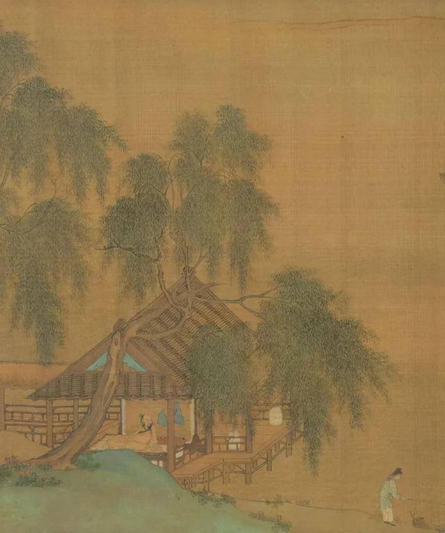 仇英《长夏江村图卷》 历代国画 第3张