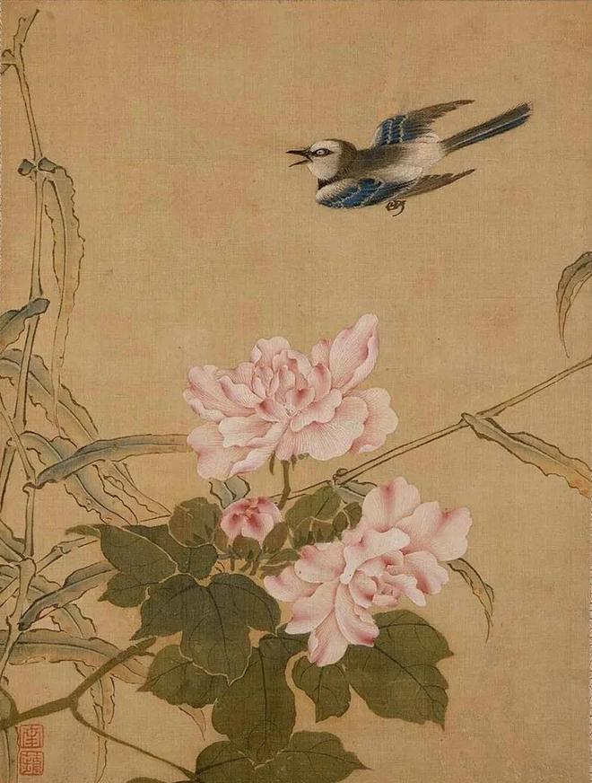 沈铨 《花鸟图册》 历代国画 第4张