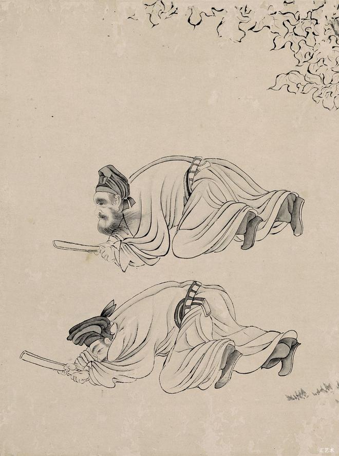 罗聘 《锁谏图》卷 历代国画 第5张