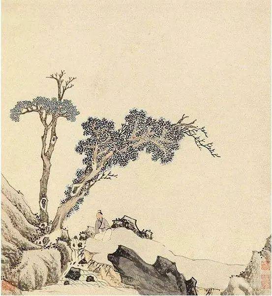 王綦《山水田园册》 历代国画 第10张