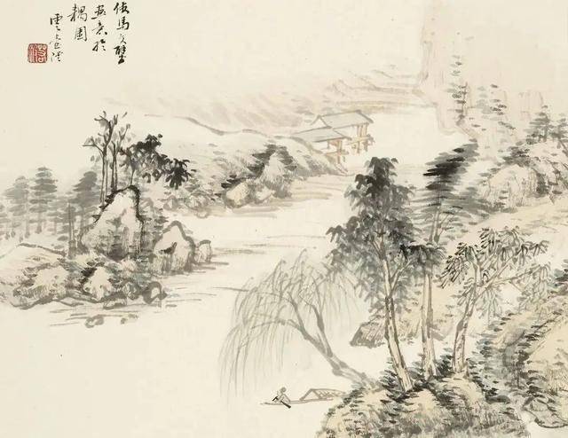顾沄《山水册》 历代国画 第8张