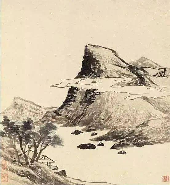 王綦《山水田园册》 历代国画 第3张