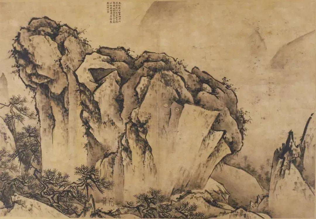 王履《华山图册》 历代国画 第1张