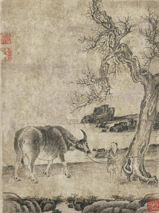 张穆《牧牛图册》 历代国画 第4张