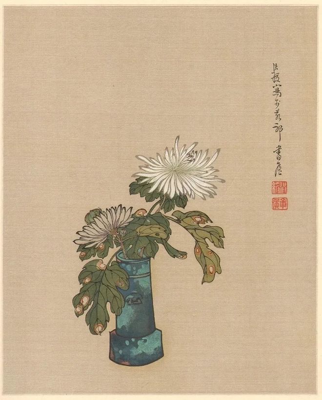 陈洪绶《花鸟草虫册》 历代国画 第10张
