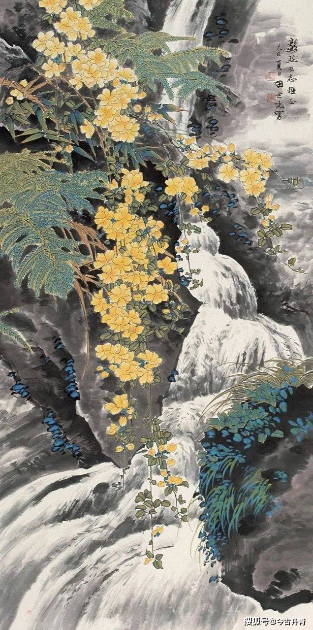 国画大师笔下的迎春花 历代国画 第6张