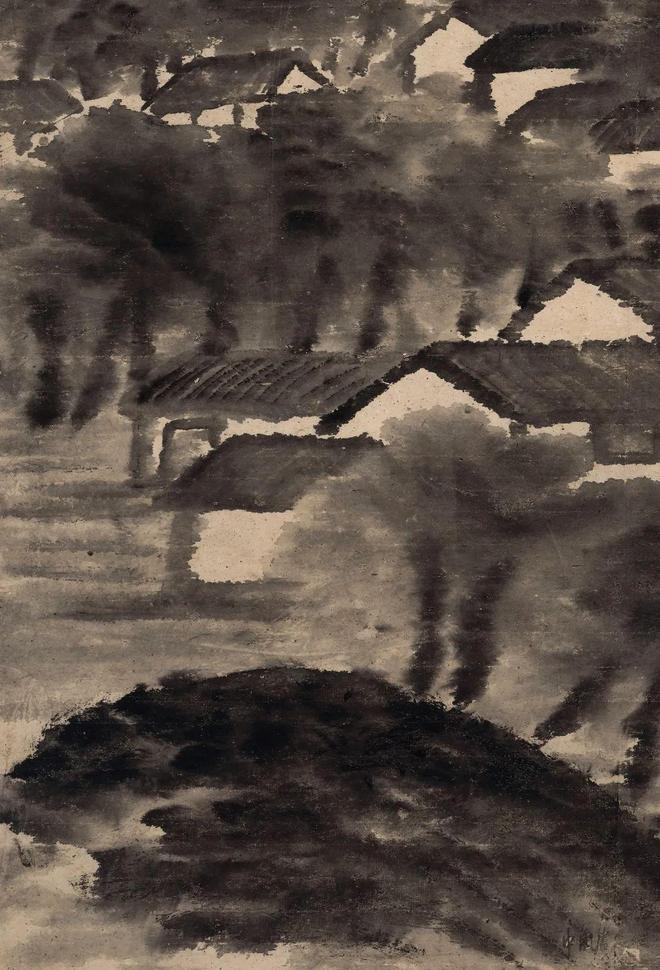 齐白石《雪霁图》 历代国画 第3张