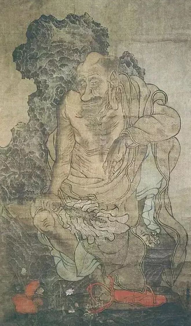 贯休《十六罗汉图》 历代国画 第9张