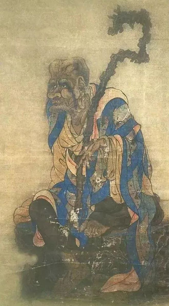 贯休《十六罗汉图》 历代国画 第8张
