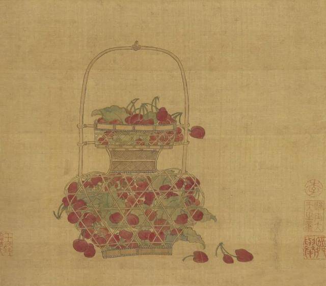 钱选《画花篮图册》 历代国画 第8张