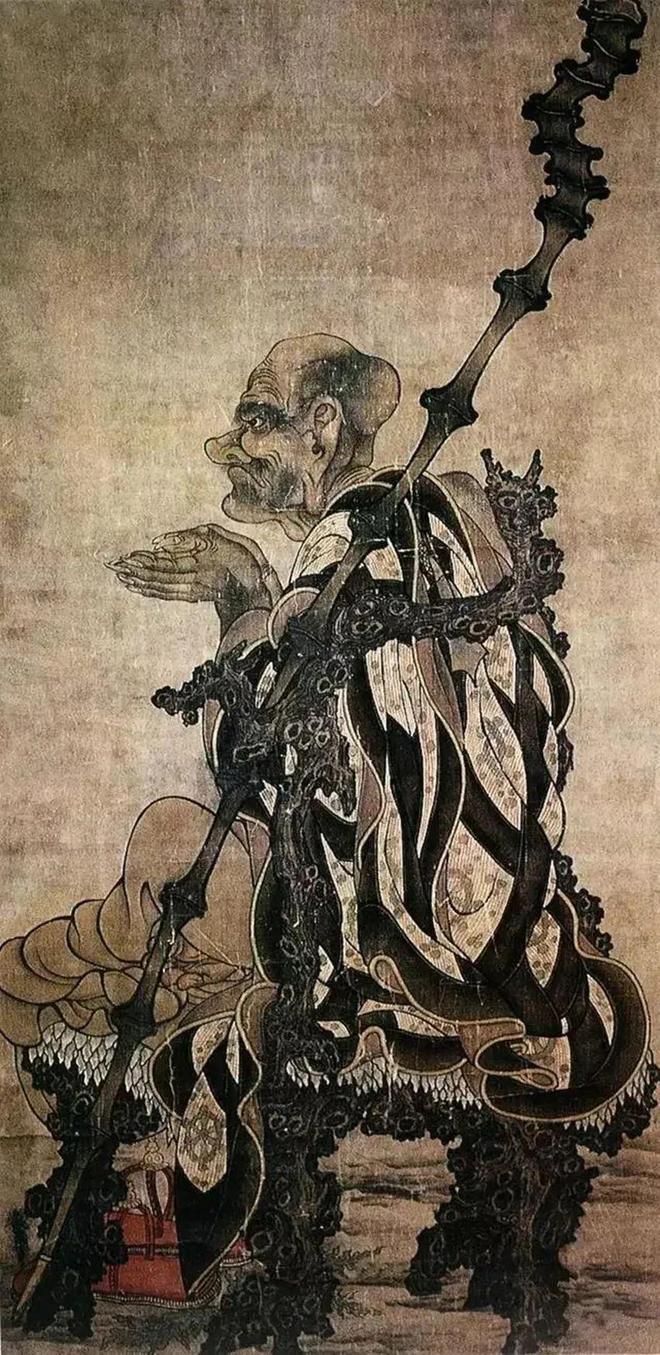 贯休《十六罗汉图》 历代国画 第5张