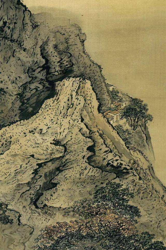 袁江《秋涉图》 历代国画 第9张