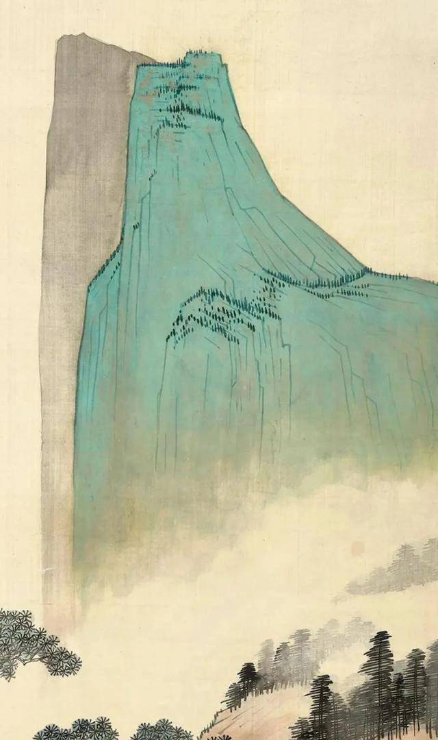 于非闇《碧山双艇》 历代国画 第4张