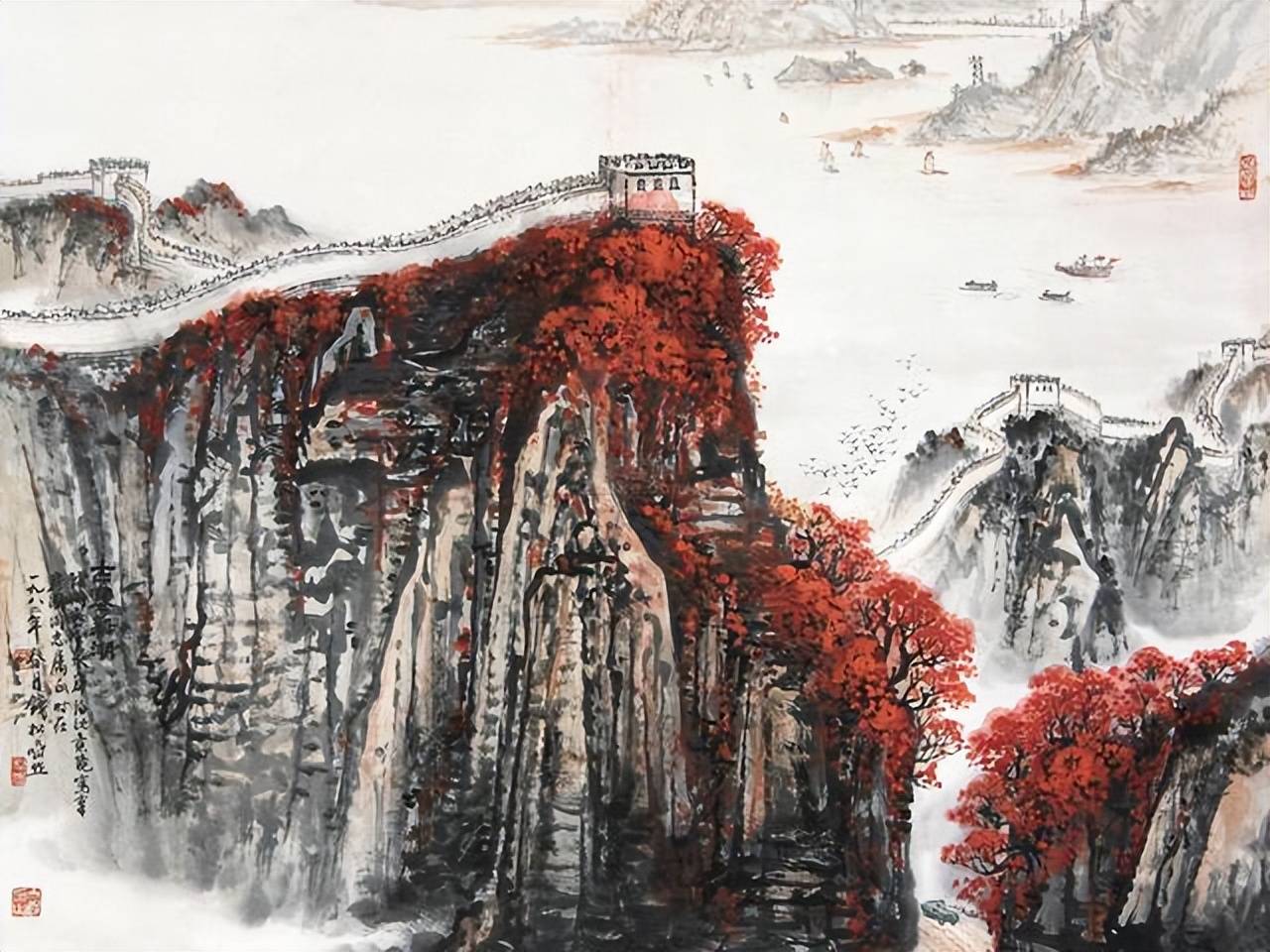 钱松喦山水画 历代国画 第22张