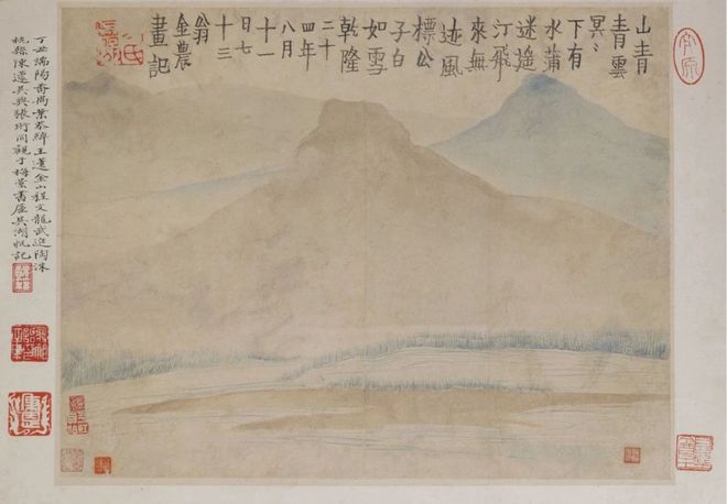 金农《人物山水图册》 历代国画 第5张