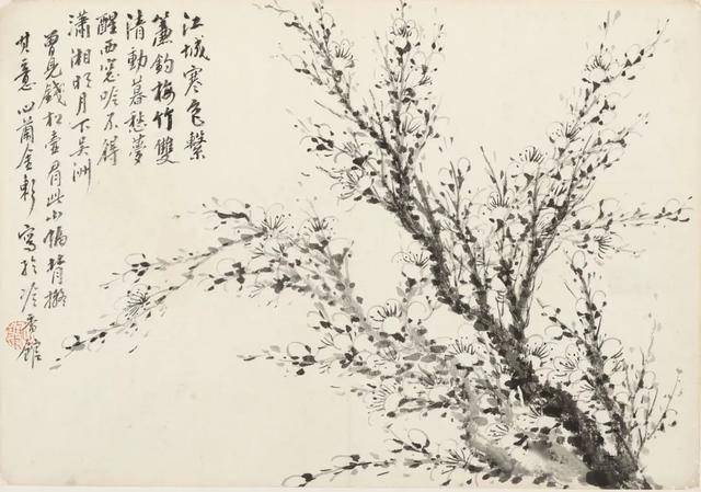 金心兰《梅花图册》 历代国画 第5张