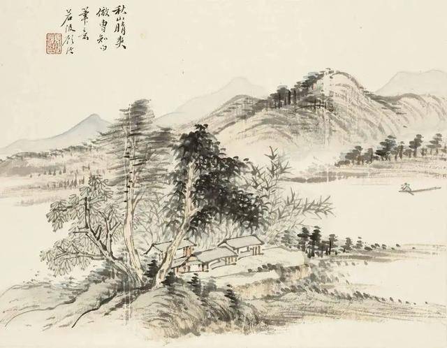 顾沄《山水册》 历代国画 第7张