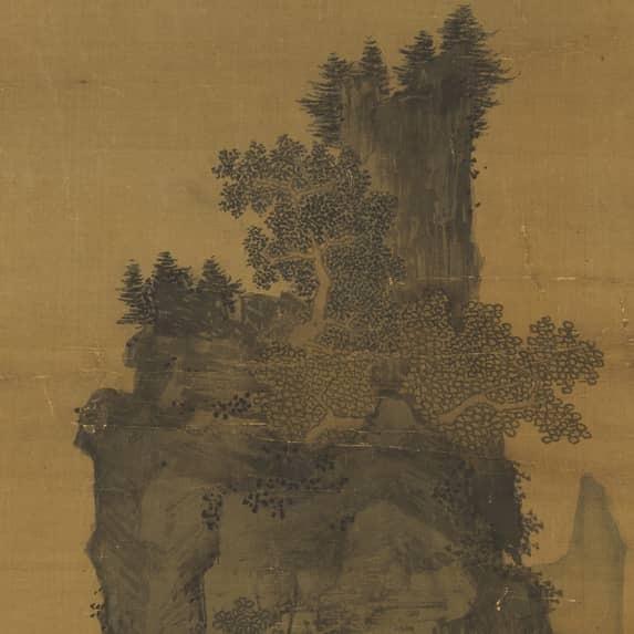 刘松年《溪亭客话图》 历代国画 第4张