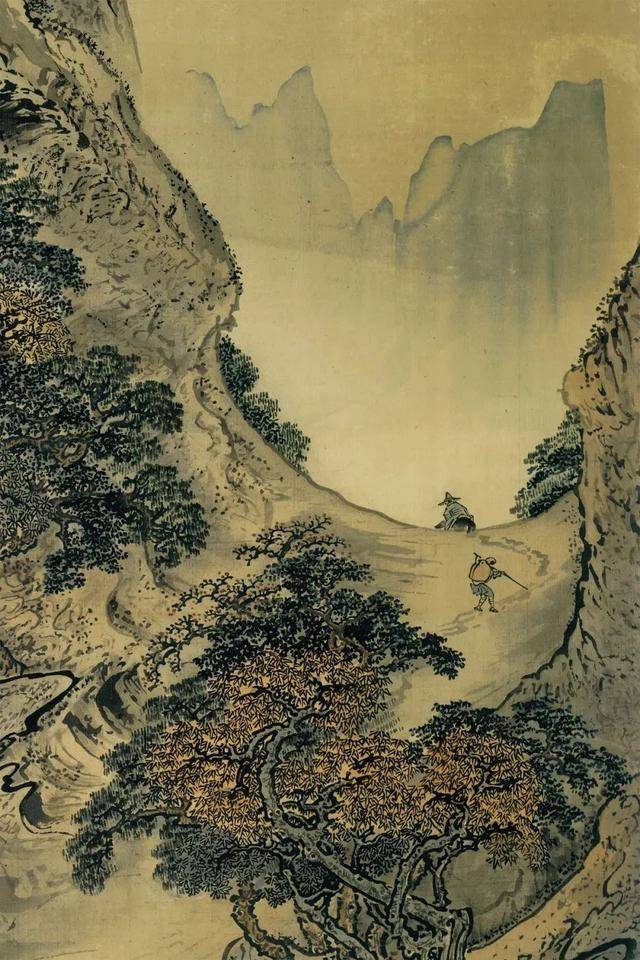 袁江《秋涉图》 历代国画 第5张