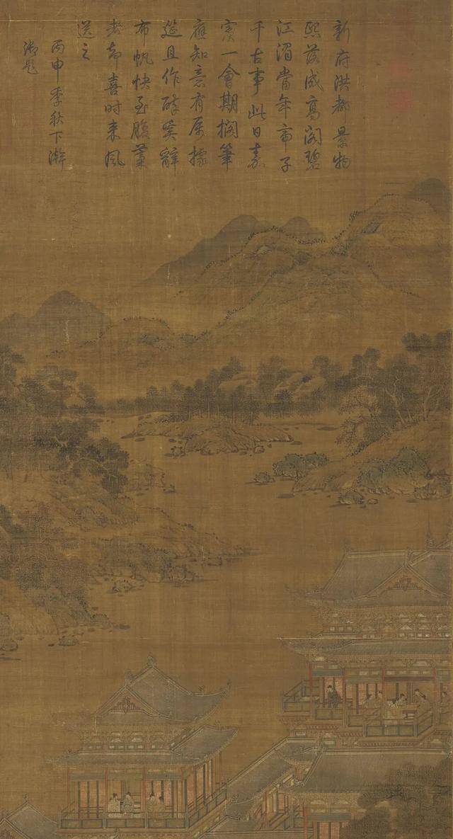 佚名《滕王阁图》 历代国画 第4张