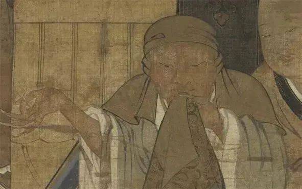 刘松年《补衲图》 历代国画 第5张