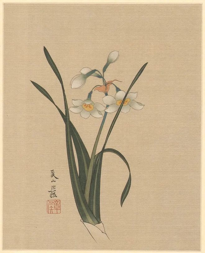 陈洪绶《花鸟草虫册》 历代国画 第8张