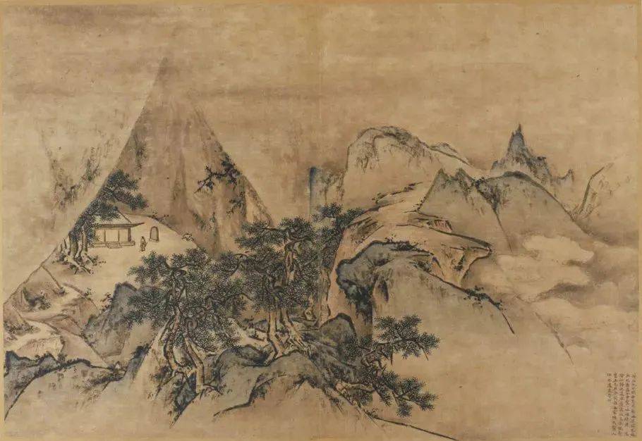 王履《华山图册》 历代国画 第7张